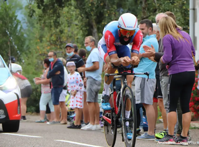 Photo de Geoffre Soupe sur son vélo avec la position parfaite trouvé par Morphologics