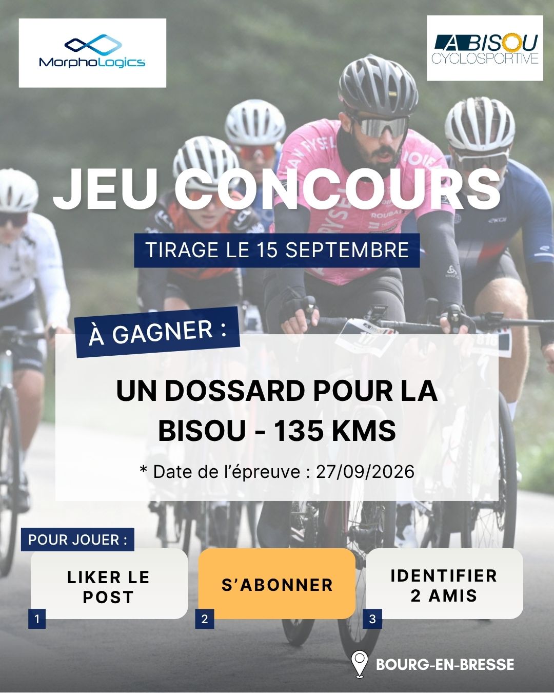 Image de couverture de l'artile Morpho-Logics : JEU CONCOURS – TENTE DE REMPORTER TON DOSSARD POUR LA BISOU !